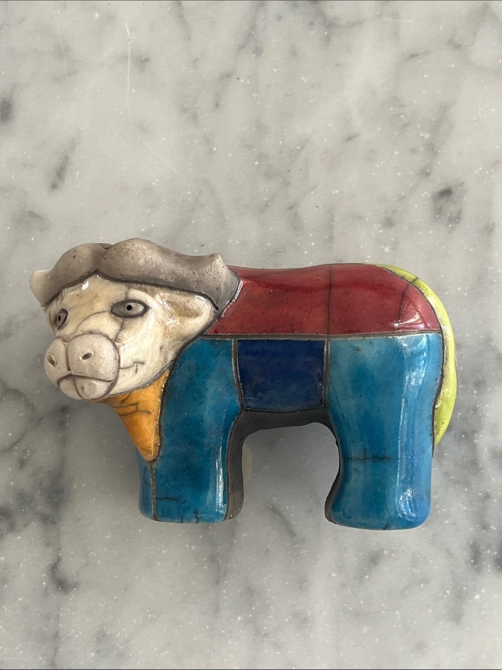 Handmade mini buffalo figurine from The Fenix South Africa